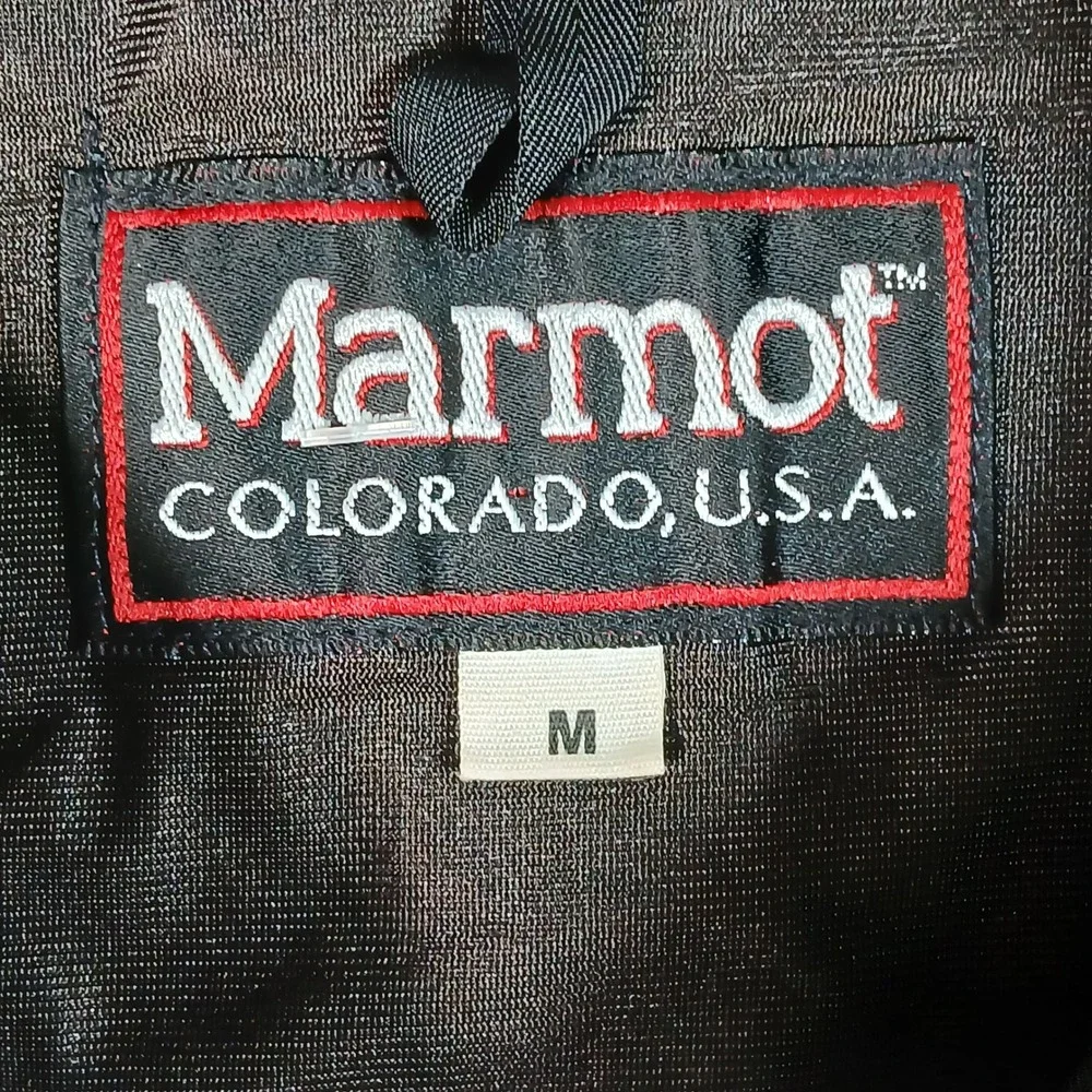 Marmot Anorak Windbreaker Jacket Mens M Gore-Tex Colorblock Pullover Hoodie